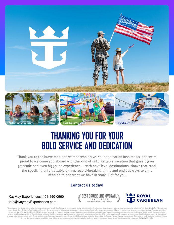 Military Offer flyer page 1
